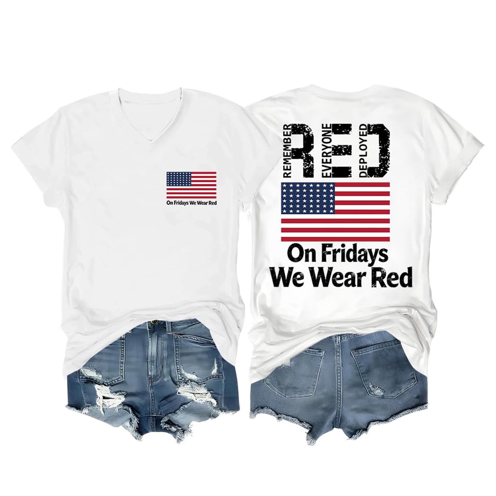 

Women s Fashionable Casual Short-Sleeved Printed T-Shirt With V-Neck Top XL білий