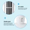Mini Tower Fan Bladeless Desk Fan Quiet Cooling, White, 6x33cm