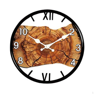 Wanduhr Dekorativ Stilvoll Holz Modern Schlicht Silent Ornament für Kinderzimmer Innen