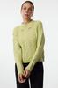 Women's Elegance Style Sweater Black Cotton Hair Knit Knitwear Sweater