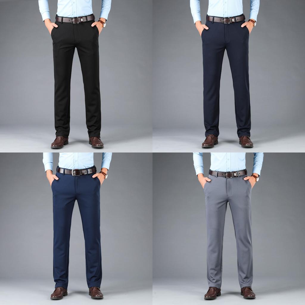 Casual Mens Summer Pants With High Elasticity For Business And Leisure Use