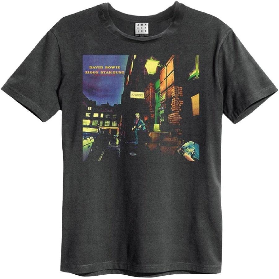 Amplified Unisex Adult Ziggy Stardust David Bowie T-Shirt S чёрный