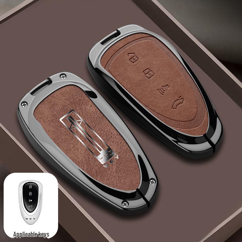Applicable VV5 Key Case for Wey 23 Lanshan Mocha DHT-HPEV & VV6 22 Latte Remote Control Shell.