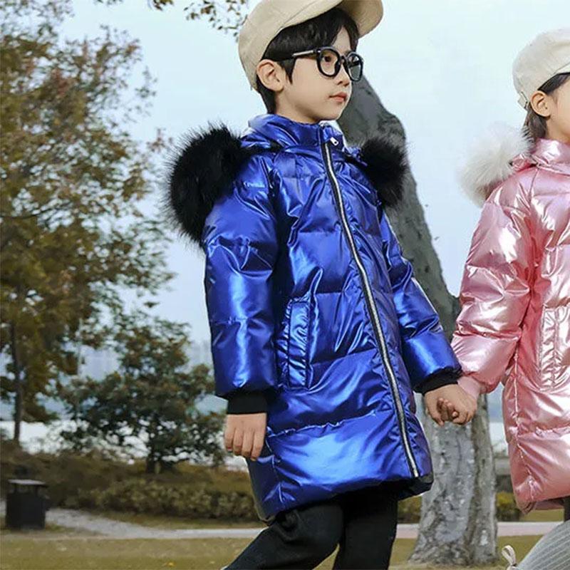 Children's Clothing Winter Jacket For Girls Winter Coat Hooded Velour Winter Girls Jackets Outwear