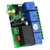 Universal 110V/220V Four-Way Remote Control Switch with Industrial-Grade Controller for Lights, Barriers, and Motors.