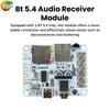 Audio Receiving Board Module Bth 5.4 Audio Decoding Module Player USB Receiving Board Type C Power Supply