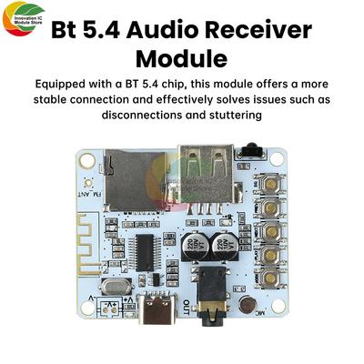 Audio Receiving Board Module Bth 5.4 Audio Decoding Module Player USB Receiving Board Type C Power Supply