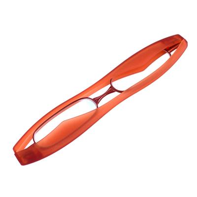 PodReader Smart Foldable To Reading Smartphone Reading RD Red, +1.0 +3.0 Glasses, Portable, Lightweight, Glasses, +1.50