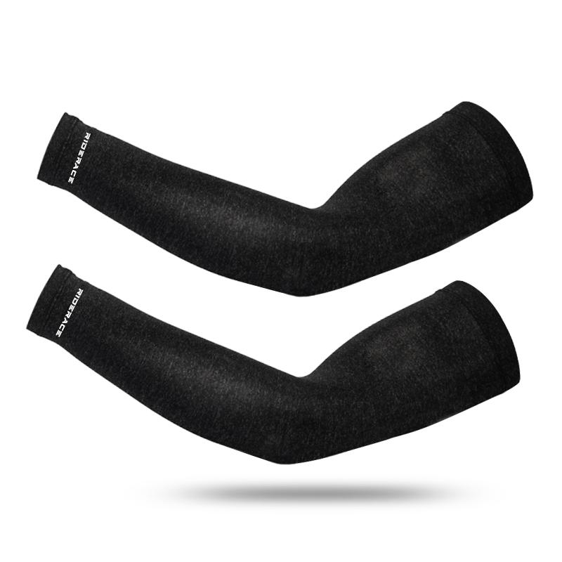 

Ледяной шелк рукав летний дышащий быстросохнущий защита от солнца УФ для спорта на открытом воздухе бега фитнеса велоспорта спортивный рукав чехол L темно серый