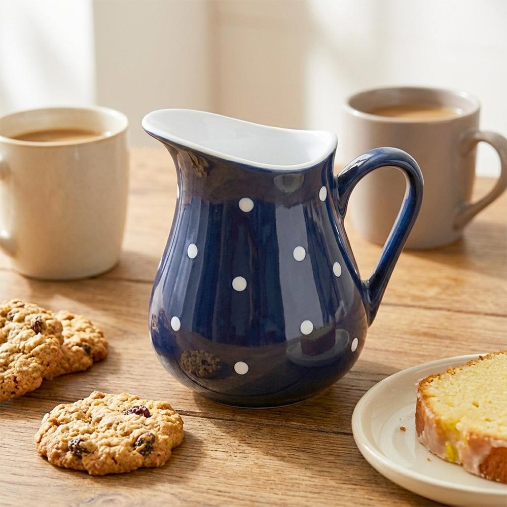 Dzbanek Ceramiczny na Napoje Kawę Herbatę Wodę Kompot Sok Retro 480 ml