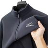 Men's Warm Fleece Cardigan: Autumn/Winter Outdoor Large Loose Fit Casual Jacket