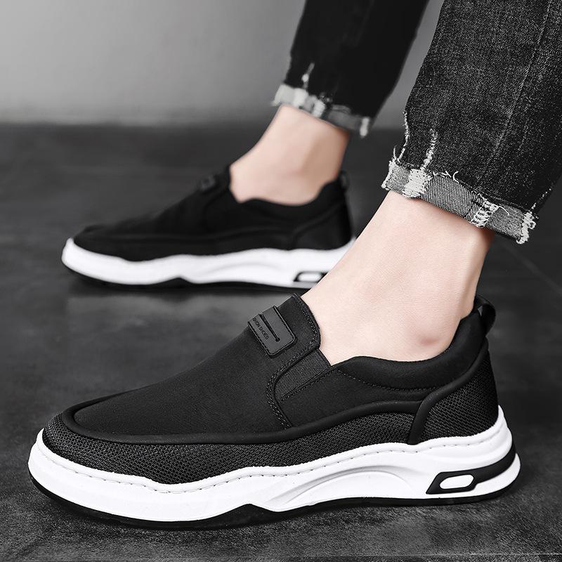 

2025 холщовые универсальные сетчатые туфли модные универсальные мягкая подошва удобные кеды новые черные спортивные и для отдыха на одной педали 39