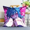Cartoon Animation J-Jinx Cushion Cover Inches Farmhouse Decor Home Throw Pillow Covers For Couch Decorations
