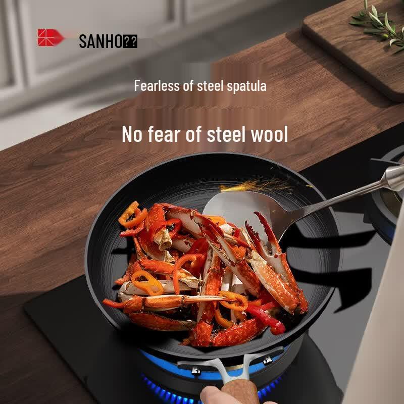 Sanhe 26cm Stainless Cast Iron Non-stick Frying Pan