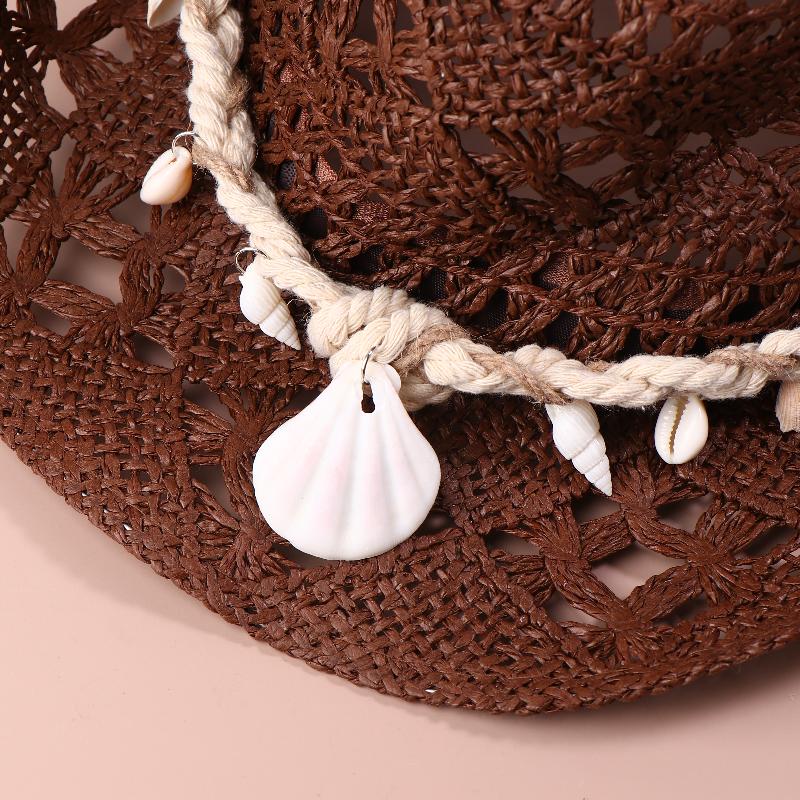 Vintage Western Cowboy Sun Hat Men Women Straw Hat Outdoor Travel Ethnic Style Gift Uv Protection Cap Chapeau Beach Hat