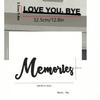 1PC Geometric Metal "LOVE YOU BYE" Sign, Living Room Wall Art, Unique Indoor Home Decor, Valentine Gift