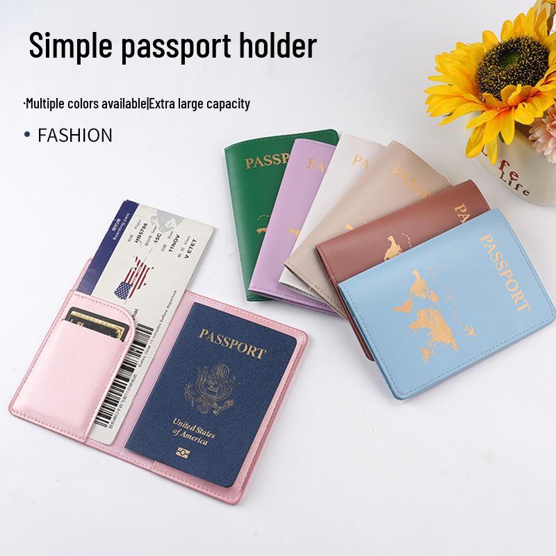 Cross-Border Travel Document Set: Passport Holder & Storage Bag