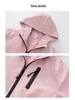 2025 Trendy Girls' Fleece-Lined Windbreaker Jacket - Stylish Spring/Autumn Layer