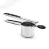 Potato Ricer, Stainless Steel Potato Ricer Fruit and Vegetables Masher Food Ricer Large Capacity with 3 Interchangble Discs Inner Cup