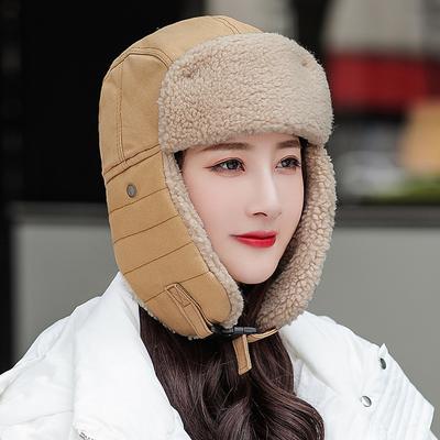 Winter Warm Earflap Chestnut Hat Brown Insulated Winter Hat