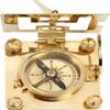 Nautical Brass Square Sundial Compass – 7.62 Cm, Vintage Collectible