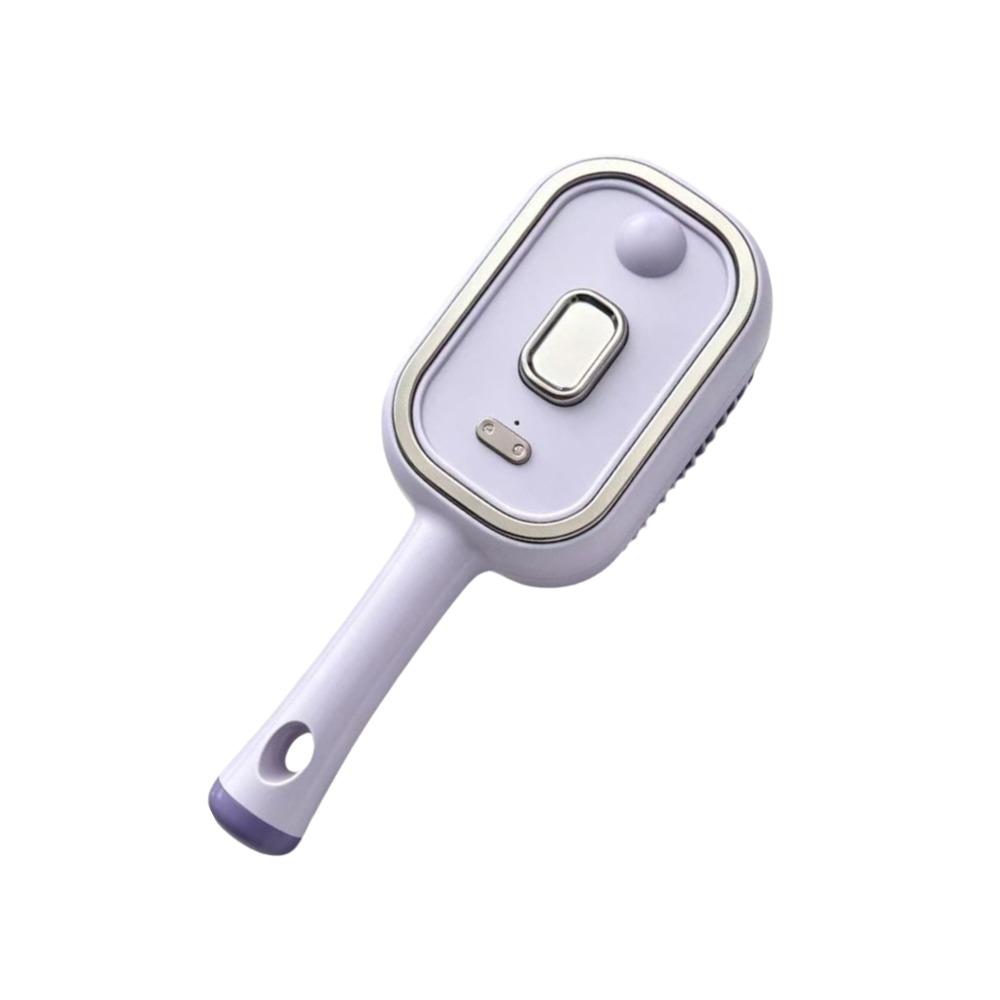 Self-cleaning Hair Care Spray Massage Comb Anti-static Scalp Massager Portable Hairbrush Hair Care фиолетовый