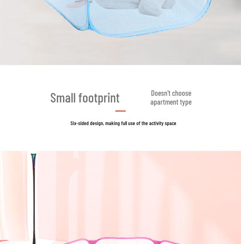 Hexagonal Children's Mesh Ocean Ball Tent and Animal Fence