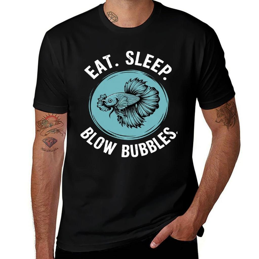 Eat Sleep Blow Bubbles For A Fishkeeper Fishkeeping Tshirt Luxury Tshirt Cute Tops Affliction Shirts Unisex T Shirt