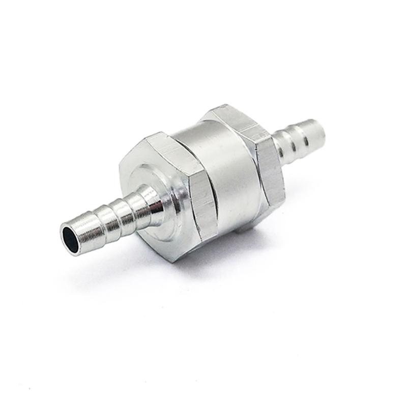 Car Accessories Durable Aluminum Car Fuel One Way Check Valve Barb Fitting Anti Backflow for 4/6/8/10/12/14mm Hose Line Fuel System Fittings7