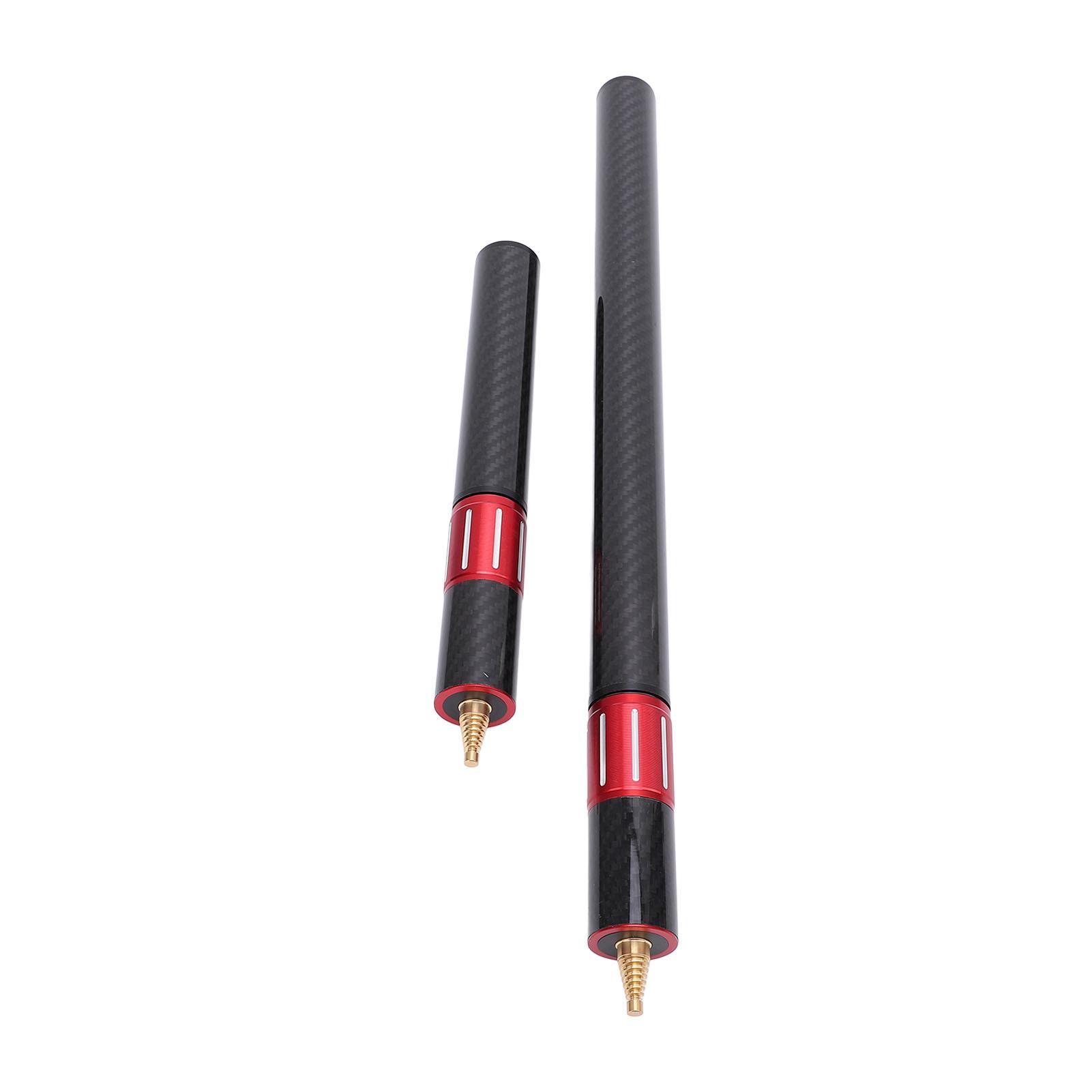

2PCS Pool Cue Extension Retractable Snooker Cue Extender Carbon Fiber Aluminum Alloy Billiard