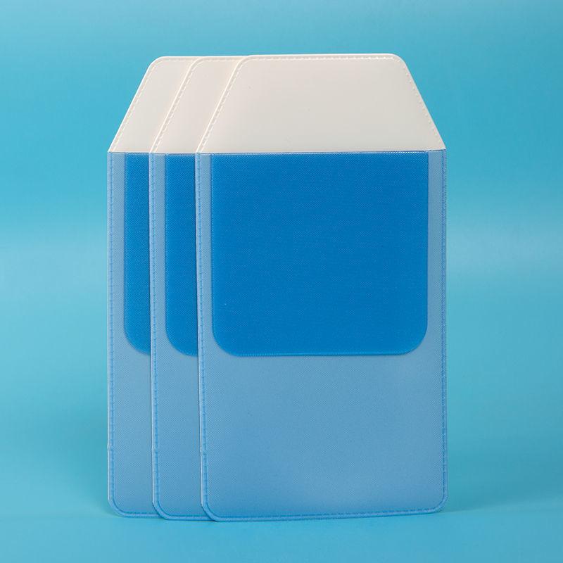 PVC Leak-proof Ink Pen Holder Bag Simple 3pcs Doctors Nurses Pocket Pen Case Gel Pen Pouch for Medical Workers Protective Sleeve