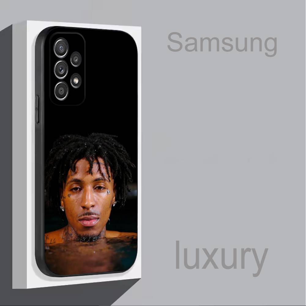 Y-YoungBoy DESHAWN MASA Cool Phone Case For Samsung S 25,24,23,22,30,21,10,9,Ultra,Plus,Lite,FE,4,5G Black Soft Case