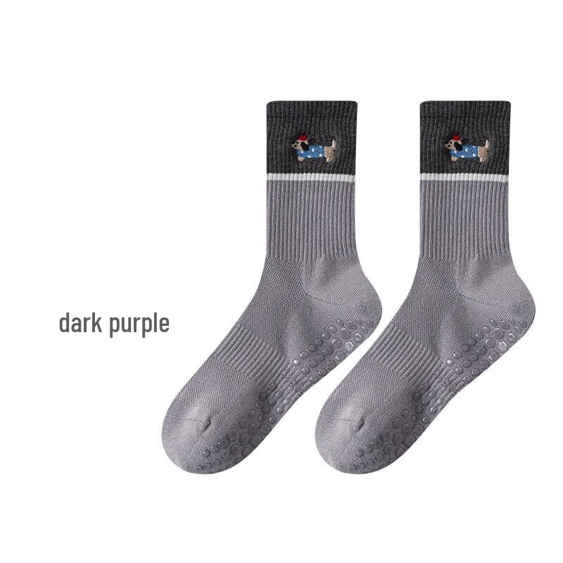 Junbie Pilates Yoga Grip Socks (4-Pack)