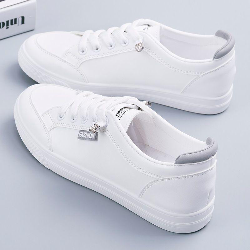 Women's 2025 Summer White Mesh Breathable Flat Casual Sport Shoes