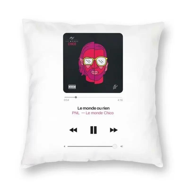 Throw Pillow Case Decoration Square French Rapper Mushic Cushion Cover  Pillowcover for Sofa Soft