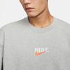Nike Sweatshirts Men's Gray Crew Neck Moderate Regular HF1111-063