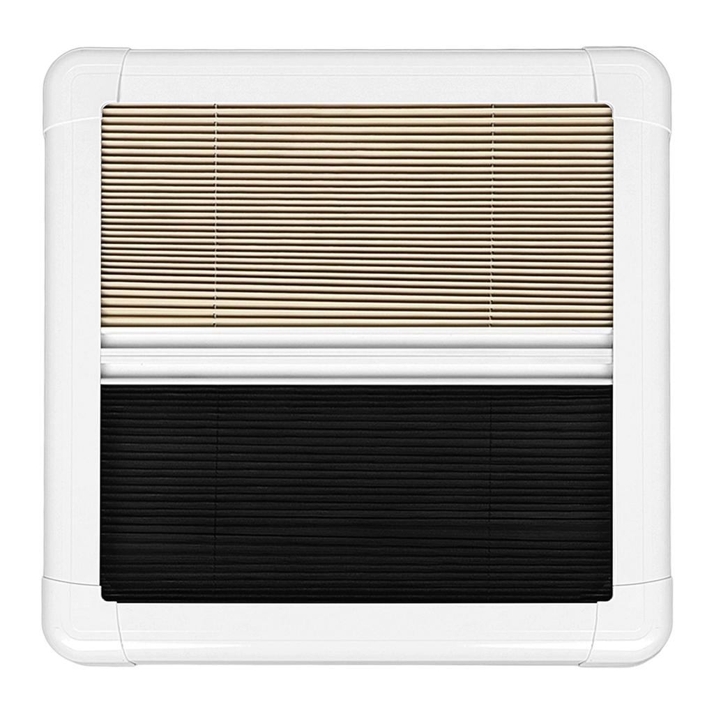 RV Window With Blackout Curtain 75° Opening Angle H500mm W500mm Cutout Push Out Window for RV Camper