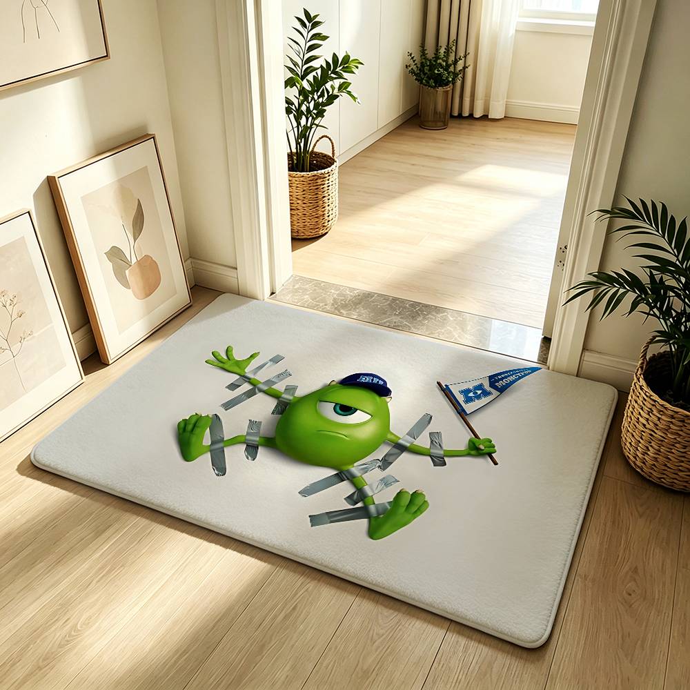Anime-M-monsters-University-S Carpet Bathroom Anti-slip Mat Door Mat Home Decoration Mat Entrance Door Mat Scratch-resistant