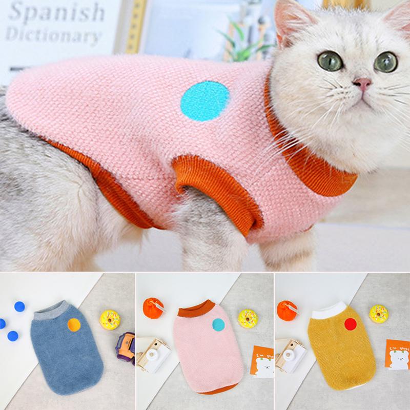 Hunde-/Katzenmantel, Welpenweste, Pullover, Kleidung, bequeme Fleece-Haustierkleidung, Welpen-Teddy