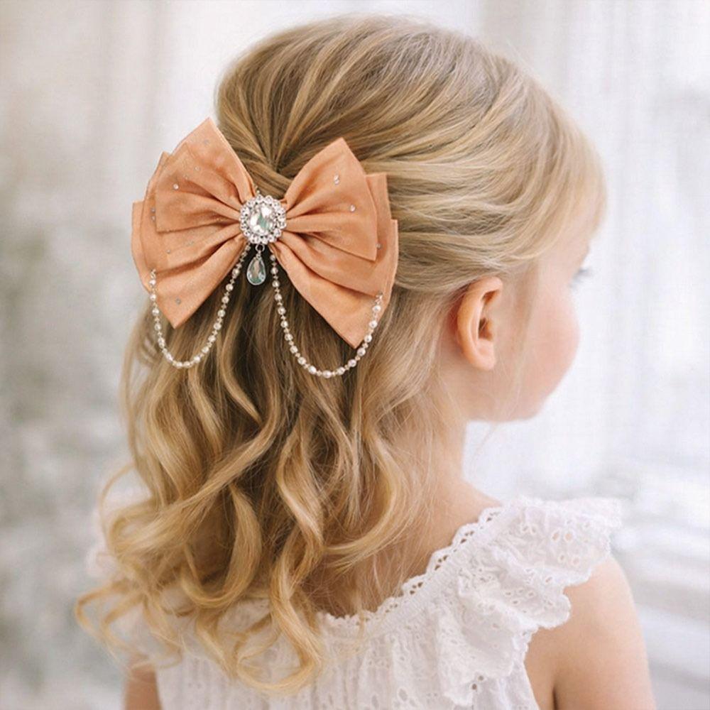 Big Bows Hair Ribbon Princess Hair Barrettes New Hairpins  Fairy Tale Hair Accessories