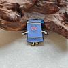 Red-eyed Anime Impact Brooch: Metal Badge for Clothing & Decoration