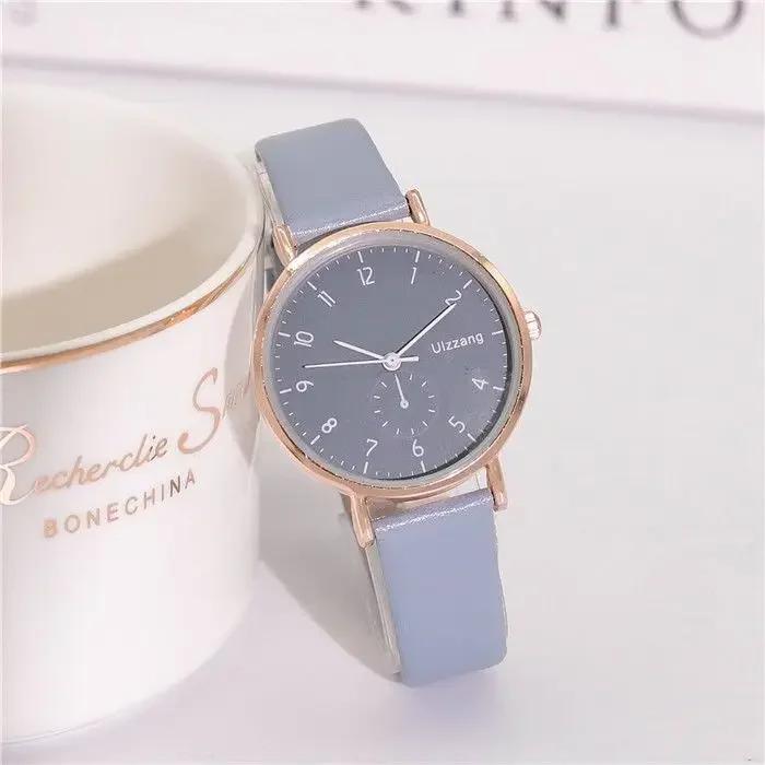New Hot Sale of The Season Women's Watch Minimalist Retro College Style for Junior and High School Students Luxury Quartz Wristw