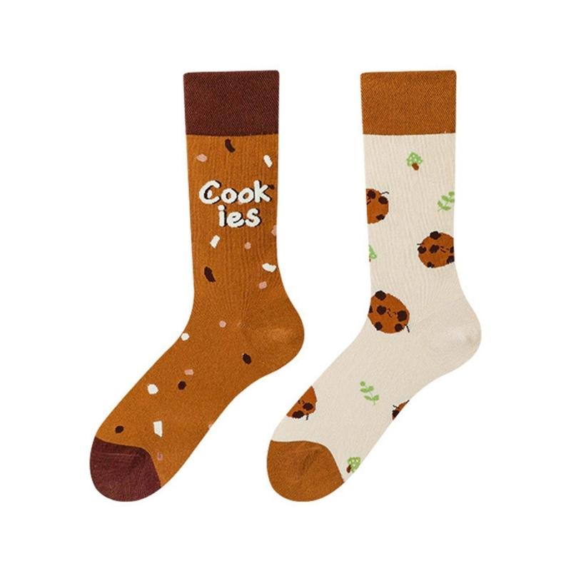 Novelties Funny Sock Cotton Boot Socks Fashion Ankle Socks Winter Warm Crew Socks Dress Socks for Women Girls Gifts