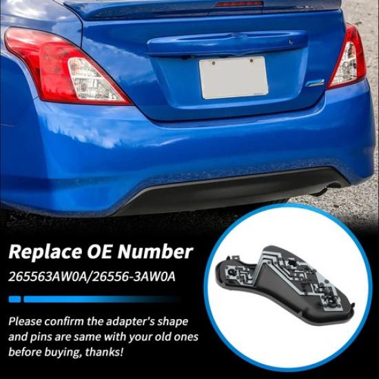 Left Tail Light Socket Board Assembly for Nissan Versa 2012- No.265563AW0A