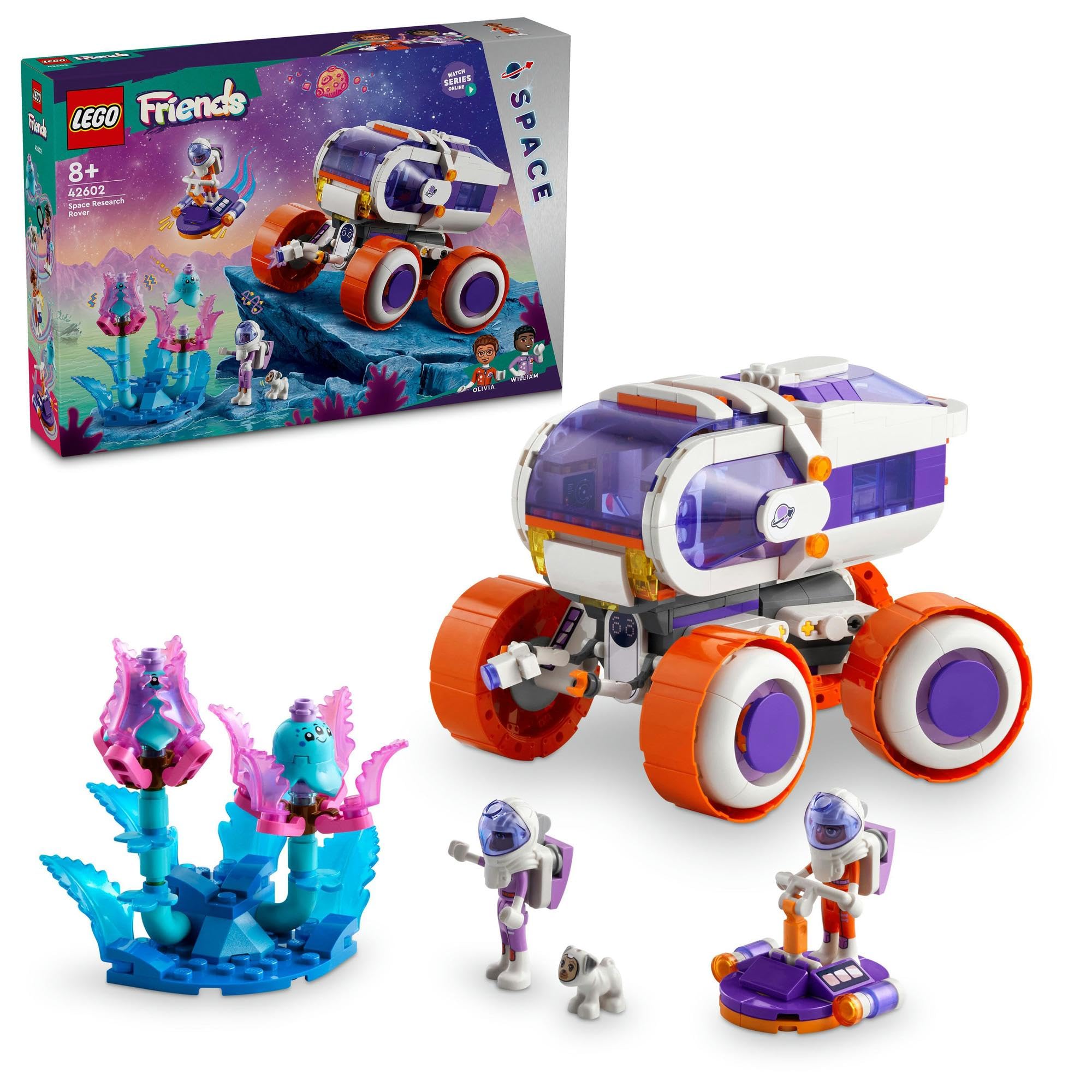 

Игрушка LEGO Friends Космический Ровер, Идеальный Подарок на День Рождения или Рождество для Девочек и Мальчиков от 8, 9 и 10 Лет, Игра в Ролевые Игры, Модель Машинки, Набор для Ролевых Игр,