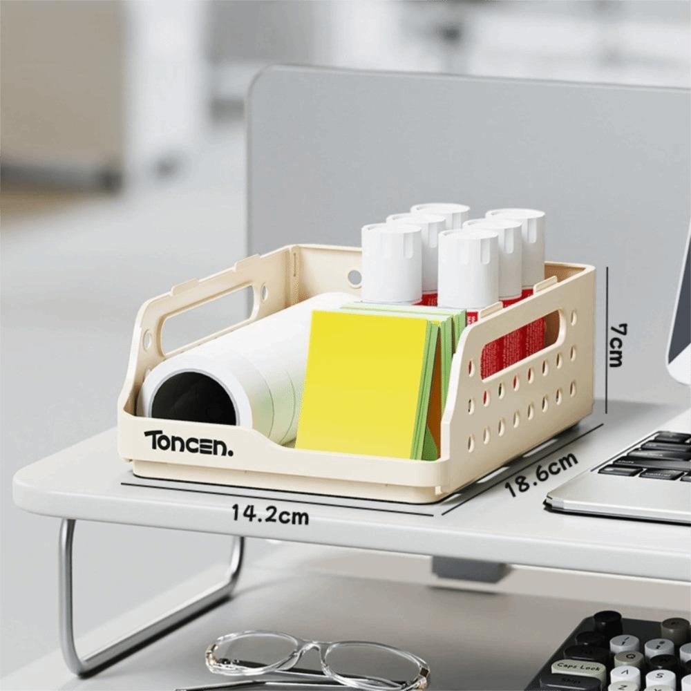 Pegboard Foldable Desktop Bookshelf Plastic Drawer Organizer Desktop Storage Shelf Student Study