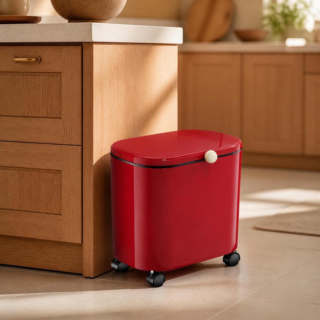 Touch Top Kitchen Garbage Can Hands-No-Cost for Apartment, Utility Room