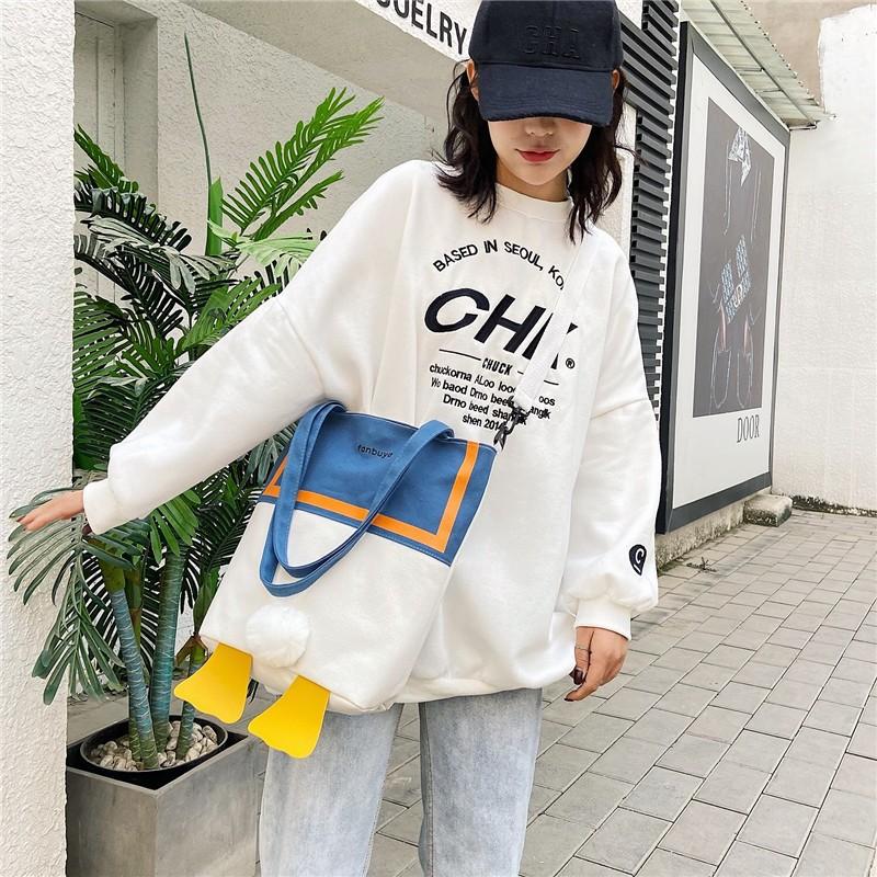 

Женские сумки, новые холщовые сумки, уличный тренд, контрастные цвета, портативные сумки-мессенджеры большой вместимости синий