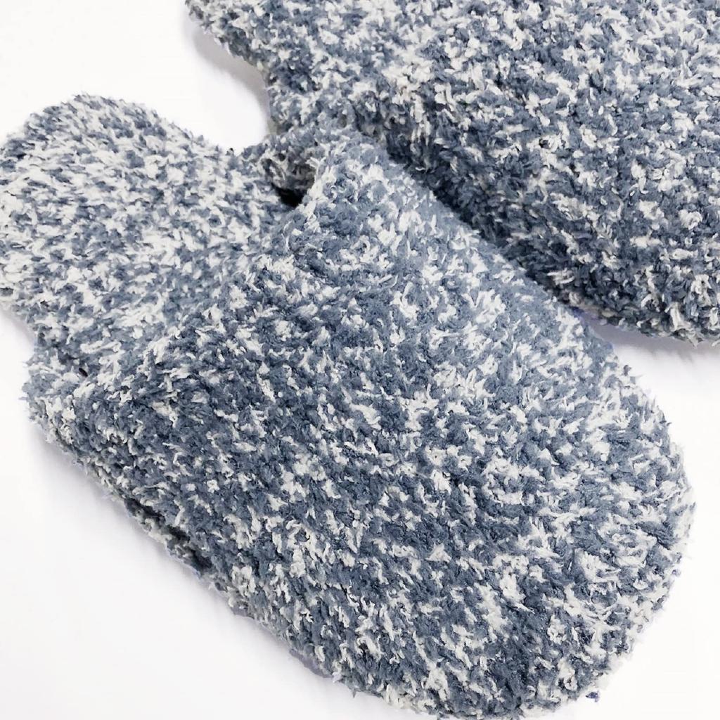 Senko Rubin 24cm M+home Slippers, Gray,