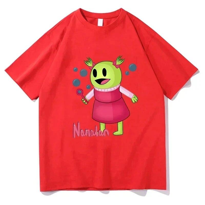 Summer 100% Cotton Tshirts Male/female Casual T-shirts Nanalan Graphic Print T Shirts Fashion Short Sleeve Tees O-neck Tshirts
